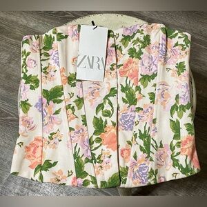 Zara Floral Corset